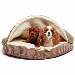 Precious Tails Plush Corduroy Round Cave Home Pet Supplies -Precious Tails shop 3010726008 RLLZ 3