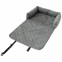 Alternative view of Precious Tails Quilted Bolster Car Seat Cover Home Pet Supplies
