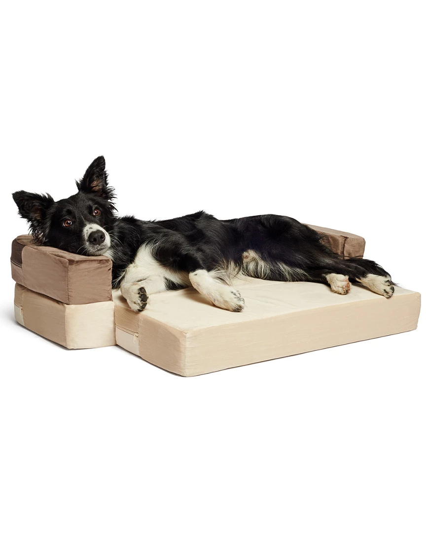 Precious Tails 2-in-1 Convertible Bolstered Pet Bed Home Pet Supplies 3 Precious Tails 2-in-1 Convertible Bolstered Pet Bed Home Pet Supplies