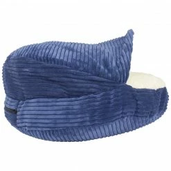Alternative view of Precious Tails Plush Corduroy & Sherpa-Lined Pet Cave Bed Home Pet Supplies