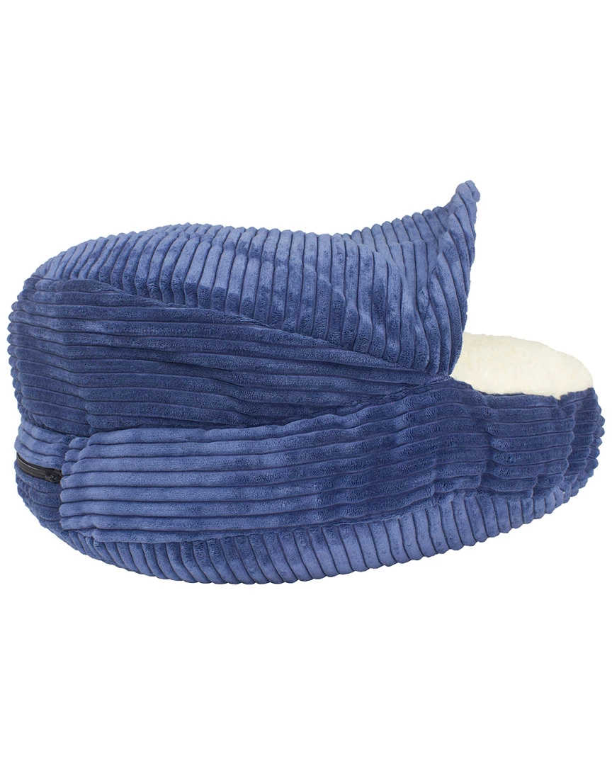 Precious Tails Plush Corduroy & Sherpa-Lined Pet Cave Bed Home Pet Supplies 4 Precious Tails Plush Corduroy & Sherpa-Lined Pet Cave Bed Home Pet Supplies - Image 2