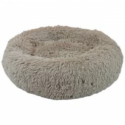 Precious Tails Super Lux Fur Donut Pet Bed Home Pet Supplies