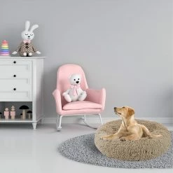 Alternative view of Precious Tails Super Lux Fur Donut Pet Bed Home Pet Supplies