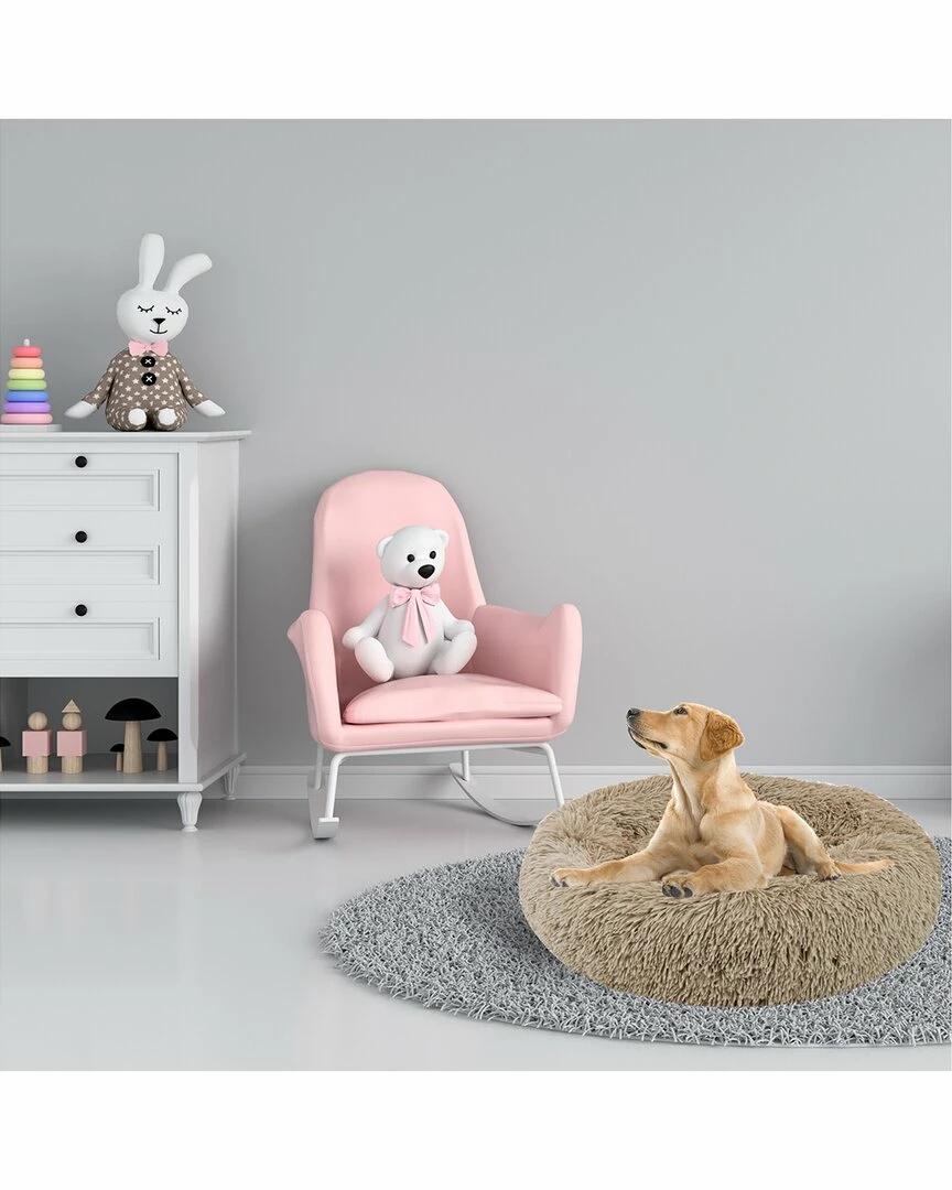 Precious Tails Super Lux Fur Donut Pet Bed Home Pet Supplies 4 Precious Tails Super Lux Fur Donut Pet Bed Home Pet Supplies - Image 2