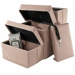 Alternative view of Precious Tails Padded 3-Step Foldable Pet Storage Steps Home Pet Supplies