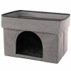 Precious Tails Linen Cat Cave With Storage Home Pet Supplies 1 Precious Tails Linen Cat Cave With Storage Home Pet Supplies -Precious Tails shop 3050161676 RLLZ 1