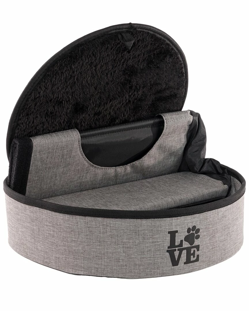Precious Tails Linen Cat Cave With Storage Home Pet Supplies 4 Precious Tails Linen Cat Cave With Storage Home Pet Supplies - Image 2
