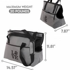 Alternative view of Precious Tails Pet Tote Carrier Home Pet Supplies