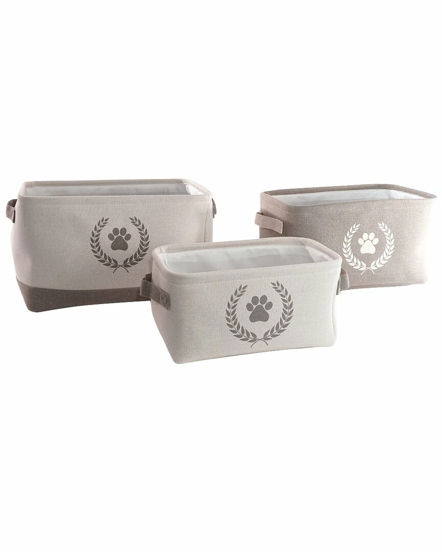 Precious Tails Linen Storage Bins Home Pet Supplies 3 Precious Tails Linen Storage Bins Home Pet Supplies