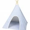 Precious Tails Ticking Stripe Pet Teepee Home Pet Supplies 1 Precious Tails Ticking Stripe Pet Teepee Home Pet Supplies -Precious Tails shop 3050221103 RLLZ 1