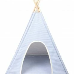 Precious Tails Ticking Stripe Pet Teepee Home Pet Supplies 7 Precious Tails Ticking Stripe Pet Teepee Home Pet Supplies -Precious Tails shop 3050221103 RLLZ 3