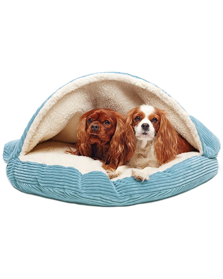 Precious Tails Plush Corduroy And Sherpa Lined Pet Cave Bed Home Pet Supplies 4 Precious Tails Plush Corduroy And Sherpa Lined Pet Cave Bed Home Pet Supplies - Image 2