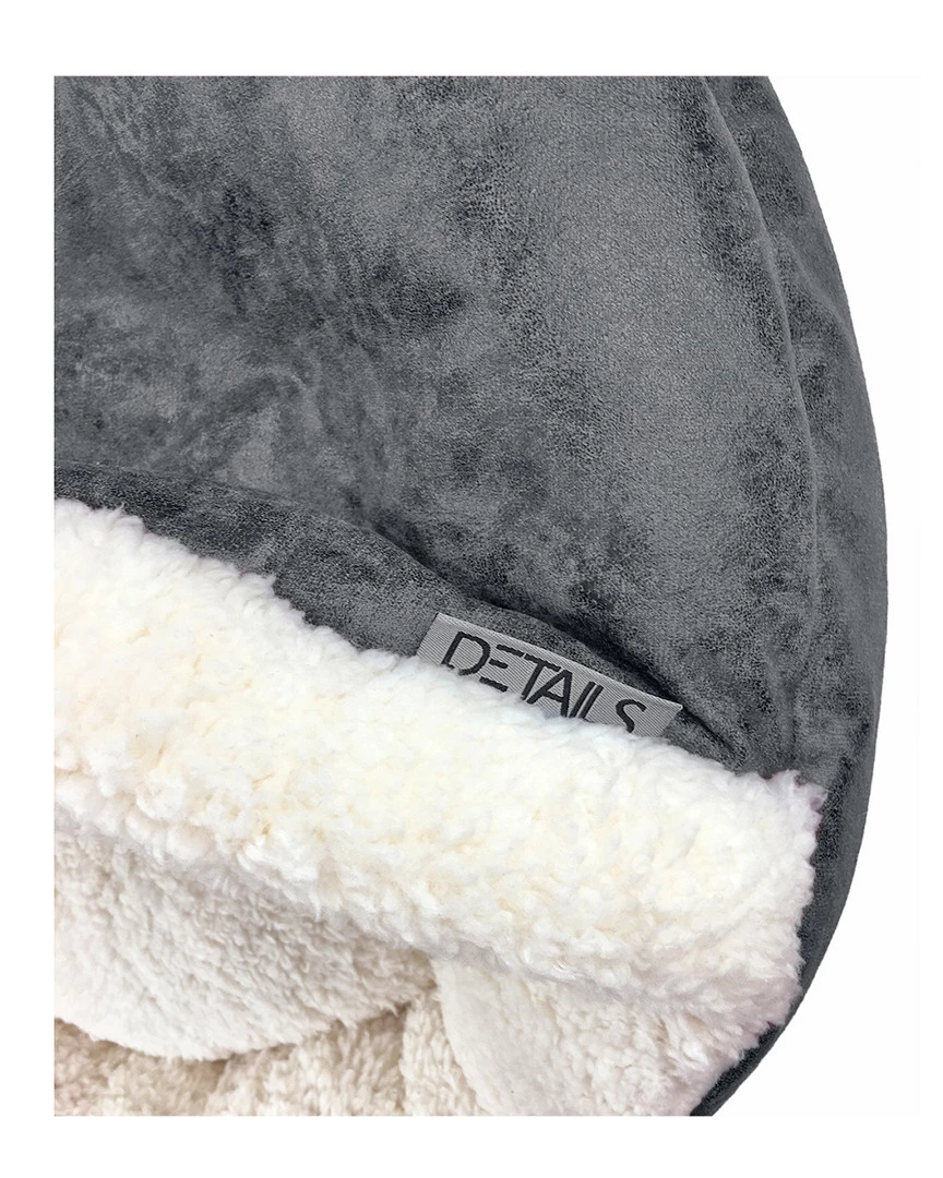 Precious Tails Vegan Leather Deep Dish Cave Pet Bed Home Pet Supplies - Image 3