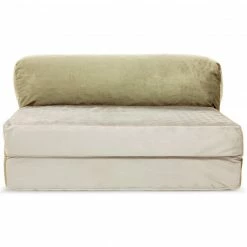 Alternative view of Precious Tails Velvety Soft Ortho-Foam Foldable Chaise Dog Bed Home Pet Supplies