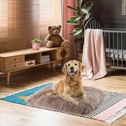 Alternative view of Precious Tails Eyelash Faux Fur Tufted Mat Home Pet Supplies