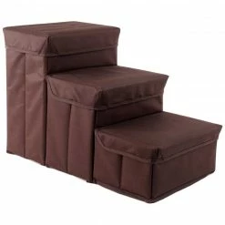 Precious Tails Padded 2 Step Pet Storage Foldable Home Pet Supplies
