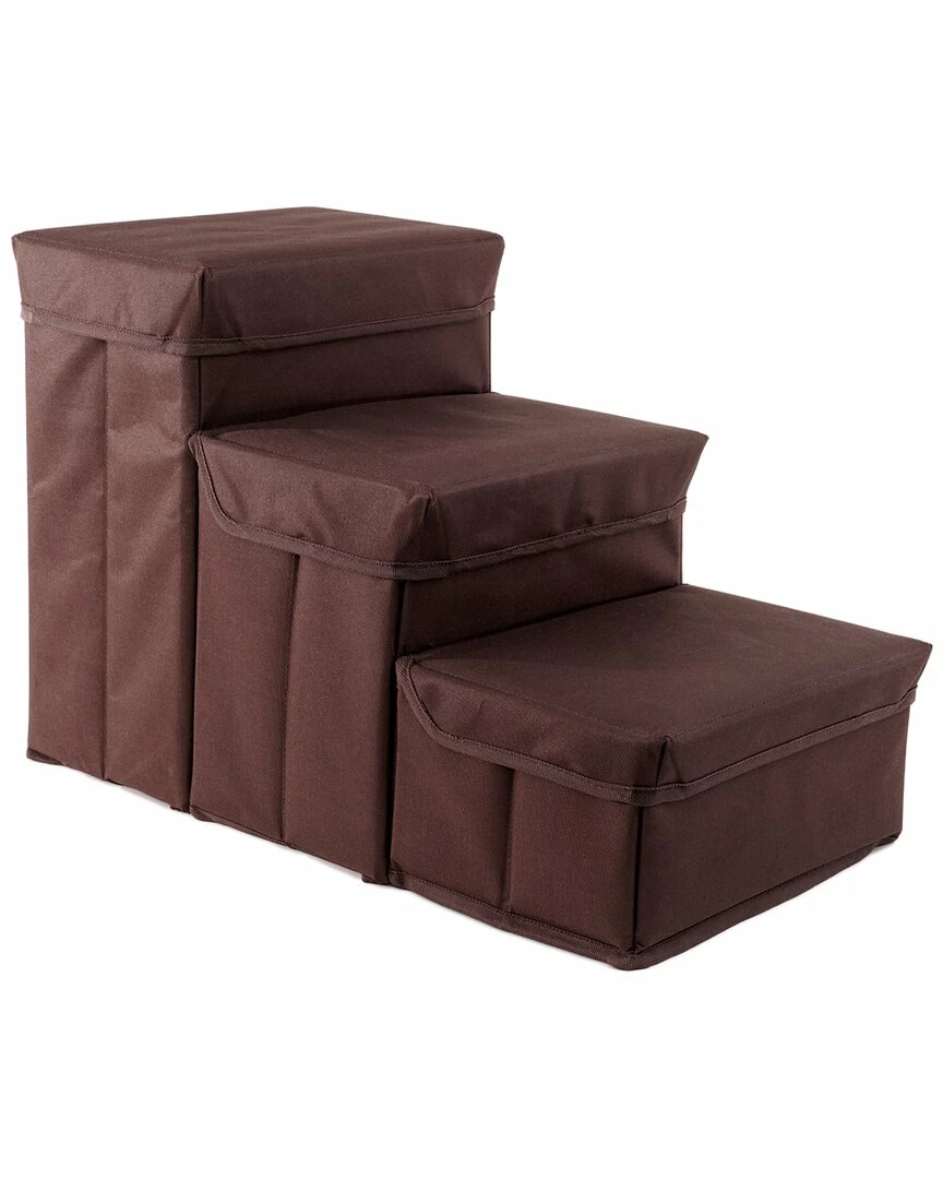 Precious Tails Padded 2 Step Pet Storage Foldable Home Pet Supplies 3 Precious Tails Padded 2 Step Pet Storage Foldable Home Pet Supplies