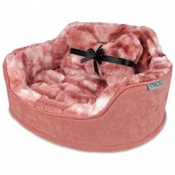 Precious Tails Princess Bed With Bone Pillow Home Pet Supplies
