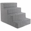 Precious Tails Herringbone High Density Foam 4 Steps Pet Dog Stairs Home Pet Supplies 2 Precious Tails Herringbone High Density Foam 4 Steps Pet Dog Stairs Home Pet Supplies -Precious Tails shop 3050406309 RLLZ 1