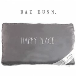 Precious Tails Rae Dunn Rae Dunn Orthopedic "Happy Place" Pet Pillow Bed Home Pet Supplies