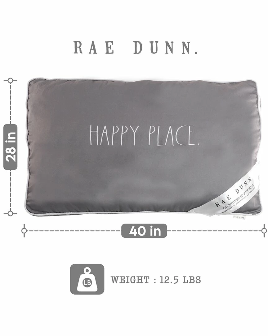 Precious Tails Rae Dunn Rae Dunn Orthopedic "Happy Place" Pet Pillow Bed Home Pet Supplies 5 Precious Tails Rae Dunn Rae Dunn Orthopedic "Happy Place" Pet Pillow Bed Home Pet Supplies - Image 3