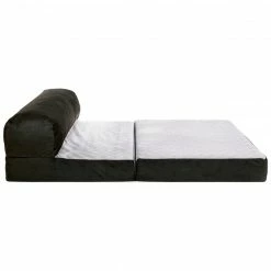 Alternative view of Precious Tails Velvety Soft Ortho-Foam Foldable Chaise Dog Bed Home Pet Supplies