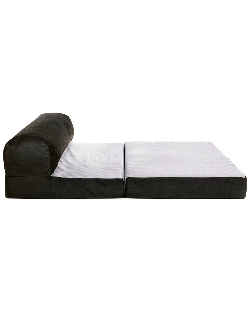 Precious Tails Velvety Soft Ortho-Foam Foldable Chaise Dog Bed Home Pet Supplies 4 Precious Tails Velvety Soft Ortho-Foam Foldable Chaise Dog Bed Home Pet Supplies - Image 2