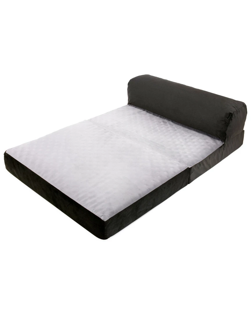 Precious Tails Velvety Soft Ortho-Foam Foldable Chaise Dog Bed Home Pet Supplies 5 Precious Tails Velvety Soft Ortho-Foam Foldable Chaise Dog Bed Home Pet Supplies - Image 3