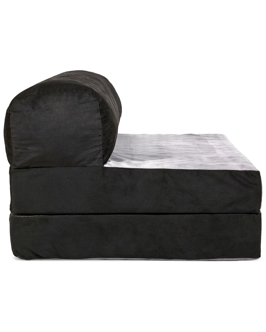 Precious Tails Velvety Soft Ortho-Foam Foldable Chaise Dog Bed Home Pet Supplies 6 Precious Tails Velvety Soft Ortho-Foam Foldable Chaise Dog Bed Home Pet Supplies - Image 4