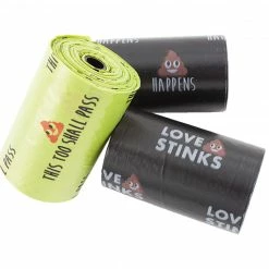 Precious Tails 240ct Humorous Biodegradable Pet Waste Bags Home Pet Supplies