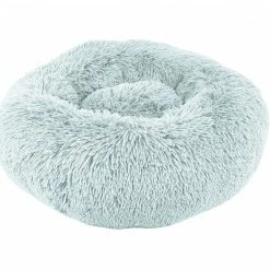 Precious Tails Super Lux Fur Donut Pet Bed Home Pet Supplies
