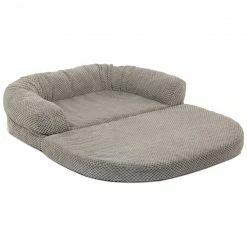 Precious Tails Orthopedic Bolstered Fold Out Round Chaise Dog Bed Home Pet Supplies