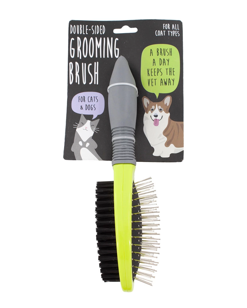 Precious Tails Double Sided Grooming Brush Home Pet Supplies 4 Precious Tails Double Sided Grooming Brush Home Pet Supplies - Image 2