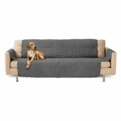 Precious Tails Quilted Microsuede Sofa Protective Cover Home Pet Supplies