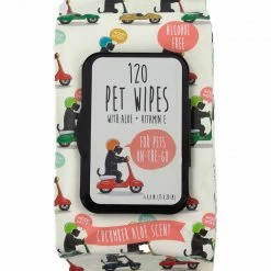 Precious Tails 120ct Cucumber Scent Pet Grooming Wipes Home Pet Supplies