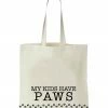 Precious Tails "My Kids Have Paws" Canvas Tote Bag Home Pet Supplies 2 Precious Tails "My Kids Have Paws" Canvas Tote Bag Home Pet Supplies -Precious Tails shop 3050606954 RLLZ 1