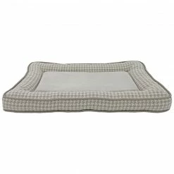 Precious Tails Canvas And Fleece Orthopedic Fashion Crate Mat Home Pet Supplies