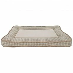 Precious Tails Canvas And Fleece Orthopedic Fashion Crate Mat Home Pet Supplies