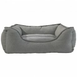 Precious Tails Canvas Herringbone Cuddler - Medium Home Pet Supplies