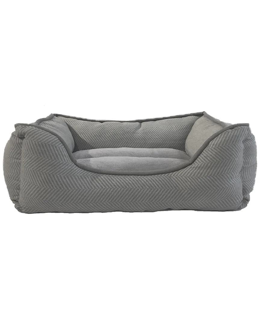 Precious Tails Canvas Herringbone Cuddler - Medium Home Pet Supplies 3 Precious Tails Canvas Herringbone Cuddler - Medium Home Pet Supplies