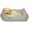 Precious Tails Canvas Houndstooth Cuddler - Medium Home Pet Supplies 2 Precious Tails Canvas Houndstooth Cuddler - Medium Home Pet Supplies -Precious Tails shop 3050635305 RLLZ 1