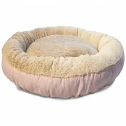 Precious Tails Pin Dot Donut Bed - Small Home Pet Supplies