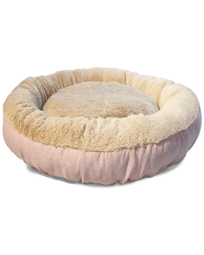 Precious Tails Pin Dot Donut Bed - Small Home Pet Supplies 3 Precious Tails Pin Dot Donut Bed - Small Home Pet Supplies