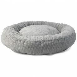 Precious Tails Pin Dot Donut Bed - Medium Home Pet Supplies