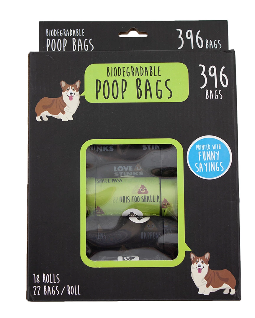 Precious Tails 396ct Humorous Biodegradable Pet Waste Bags Home Pet Supplies