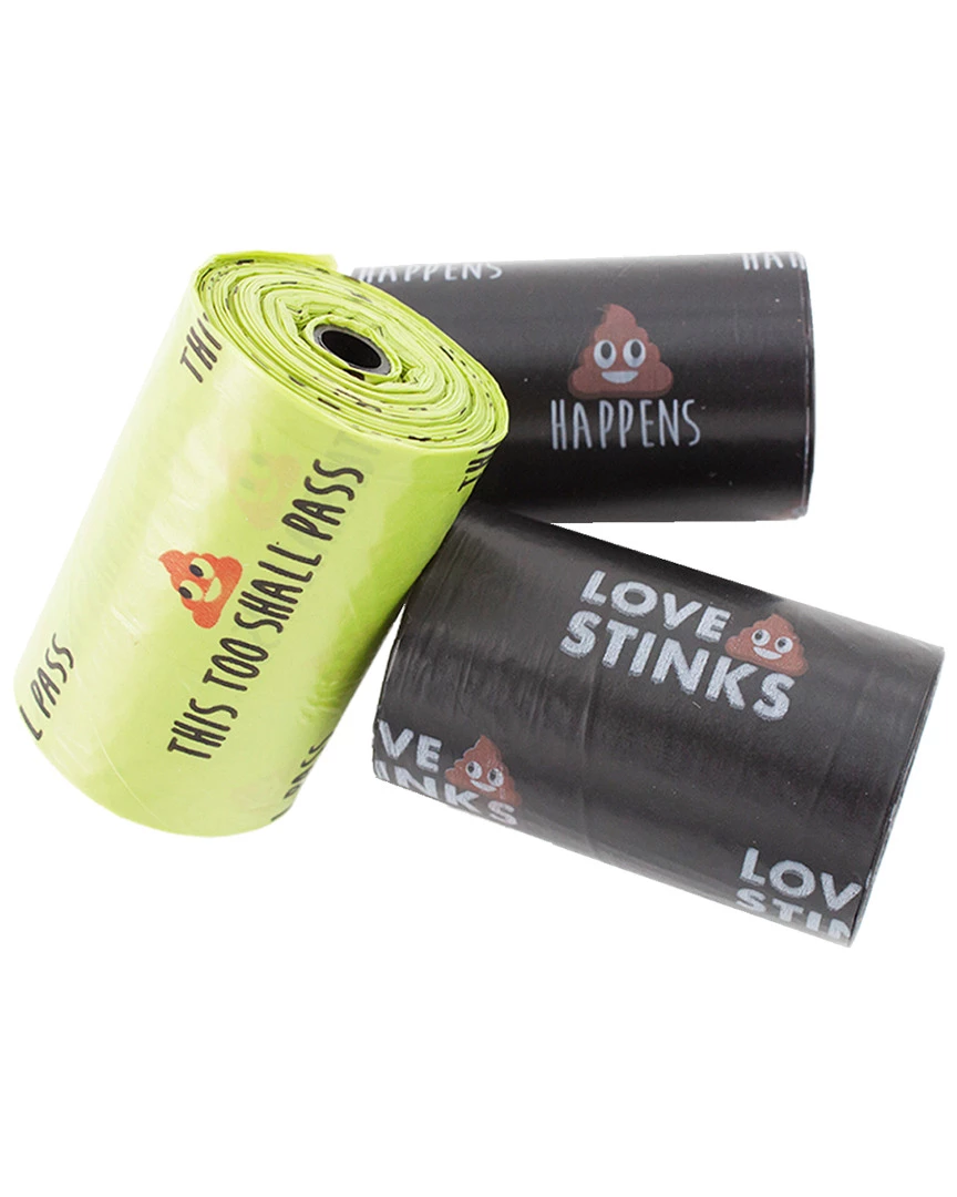 Precious Tails 396ct Humorous Biodegradable Pet Waste Bags Home Pet Supplies - Image 2