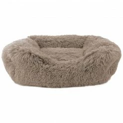 Precious Tails Super Lux Fur Cuddler Pet Bed Home Pet Supplies