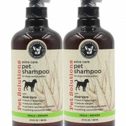 Precious Tails Pet Solutions Healing Pet Shampoo With Aloe Vera Home Pet Supplies