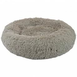 Precious Tails Super Lux Large Fur Donut Pet Bed Home Pet Supplies