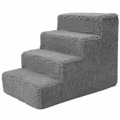 Precious Tails High Density Foam Sherpa Top 4 Steps Foam Home Pet Supplies